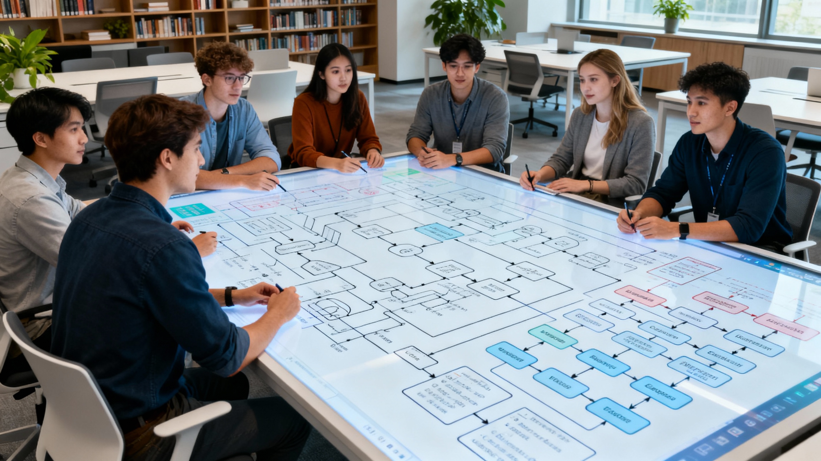 领启研发团队工作场景