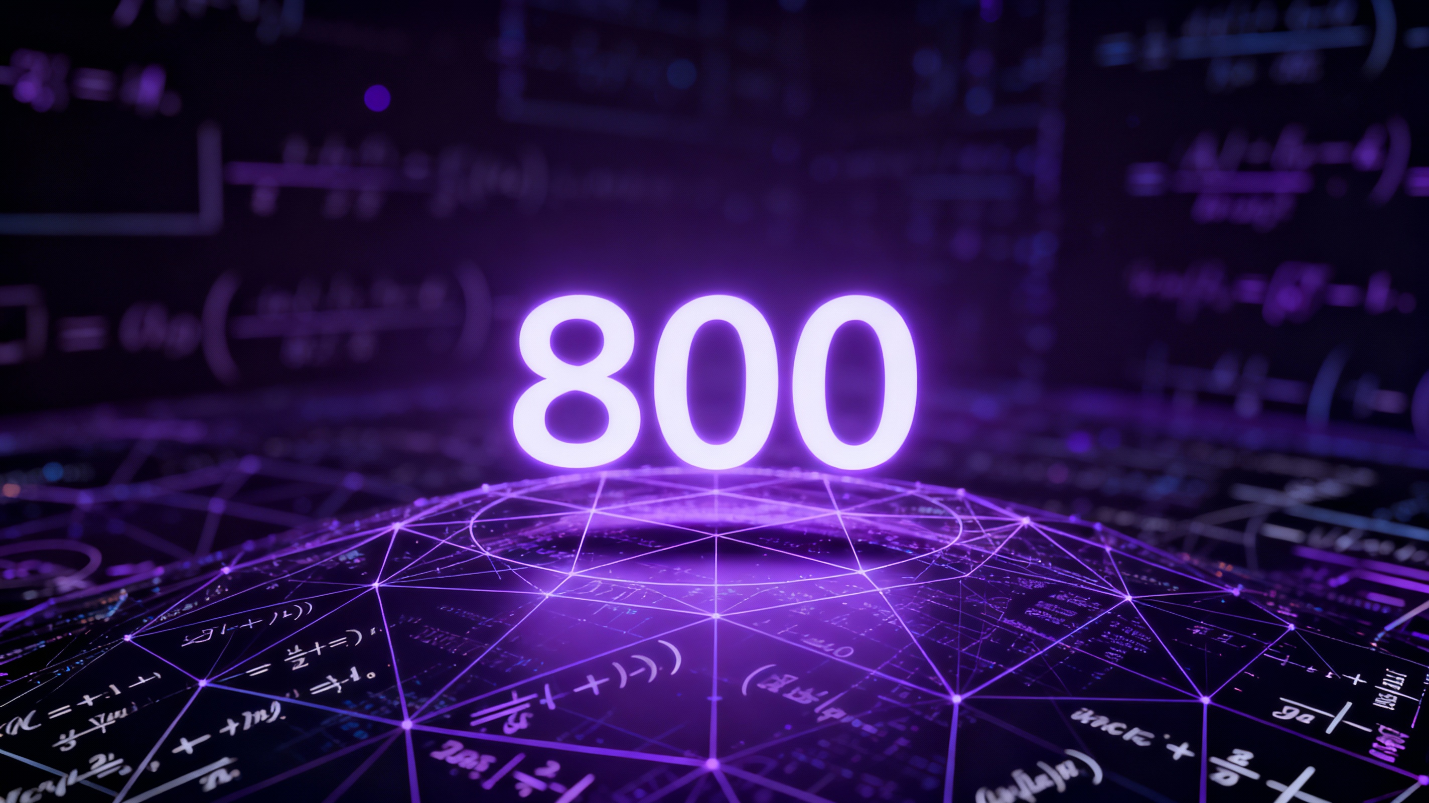 SAT数学满分的象征性图片