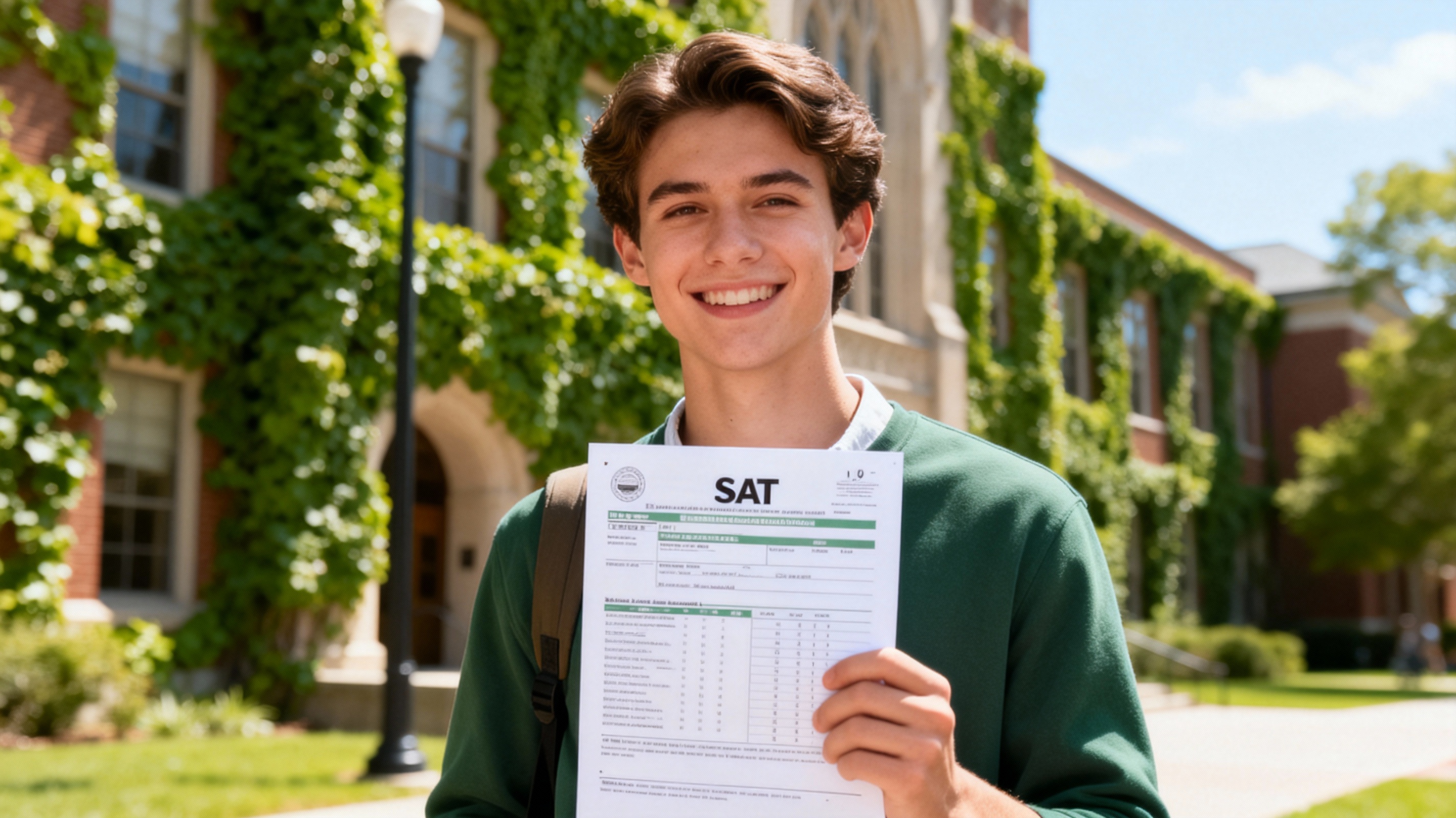 一位取得高分的SAT学员